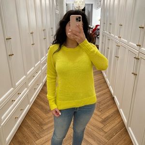 Neon yellow sweater